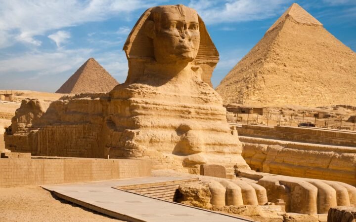 The great Sphinx in Egypt