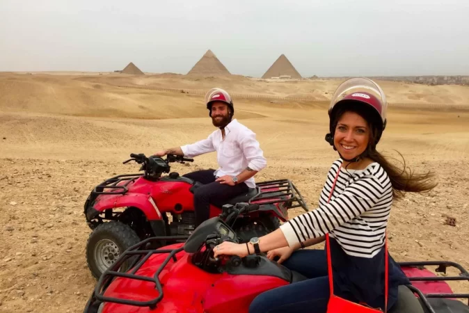 Desert Safari by Quad Bike at Giza Pyramids x