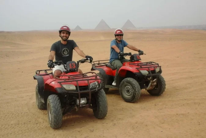 Desert Safari by Quad Bike at Giza Pyramids x
