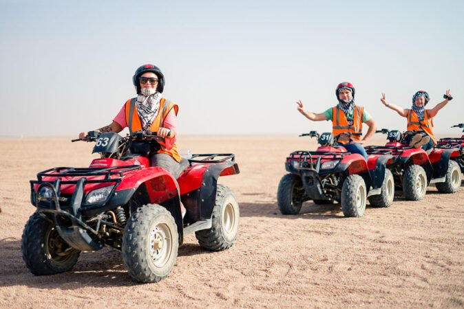 Desert Safari by Quad Bike at Giza Pyramids x