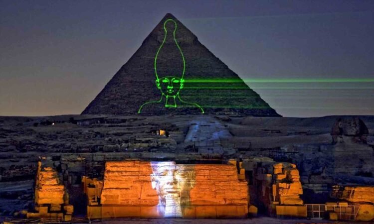 Sound and Light Show at the Pyramids x