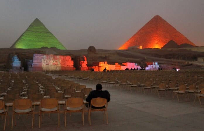 Sound and Light Show at the Pyramids x