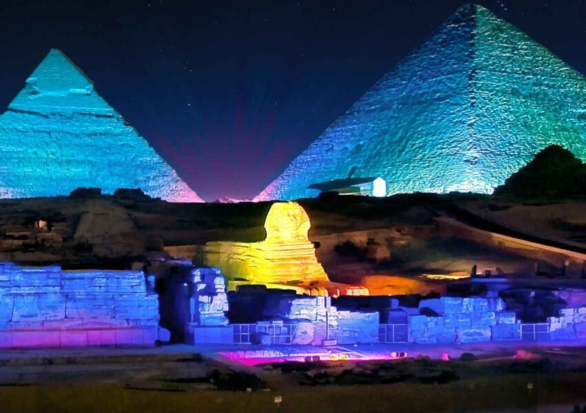 Sound and Light Show at the Pyramids x