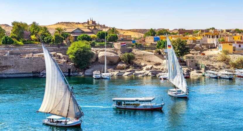 Felucca Ride on the Nile in Aswan x