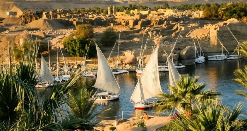 Felucca Ride on the Nile in Aswan x