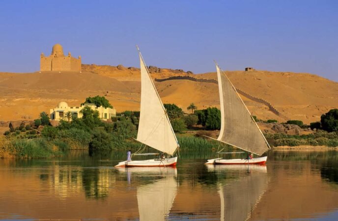 Felucca Ride on the Nile in Aswan x