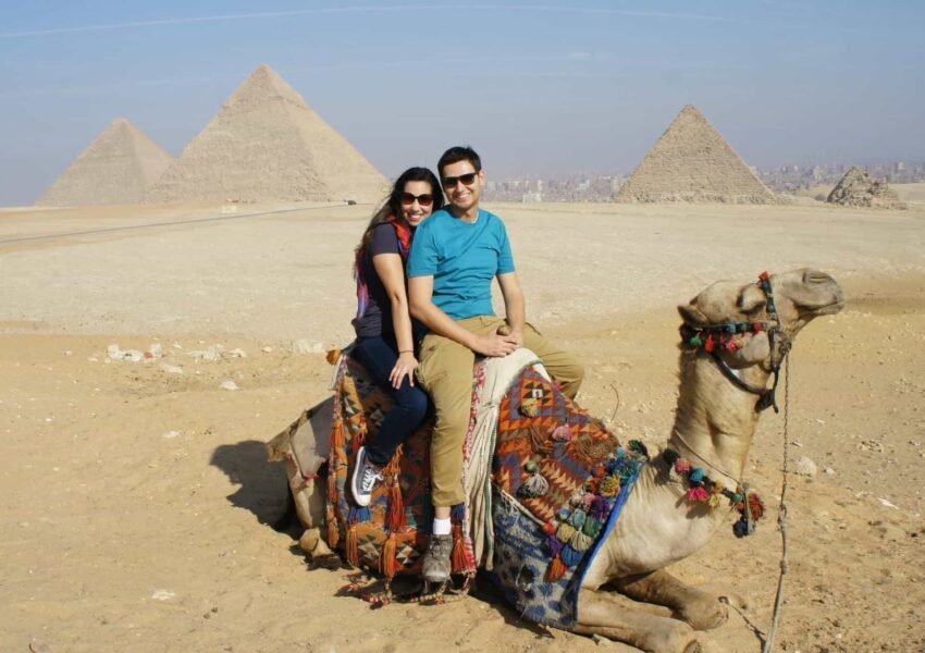 The beauty of Giza Pyramids